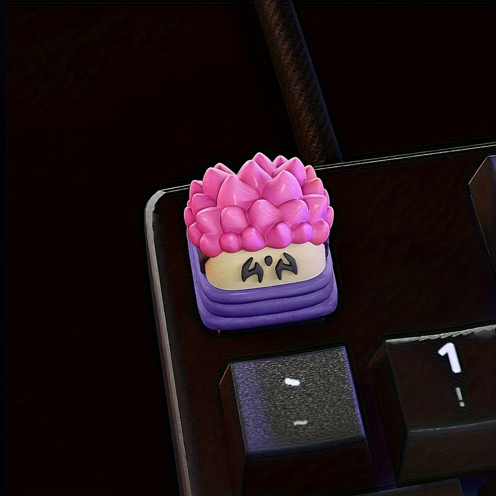 Anime Keycaps Set – Gojo, Itadori & Sukuna, Pastel Pink