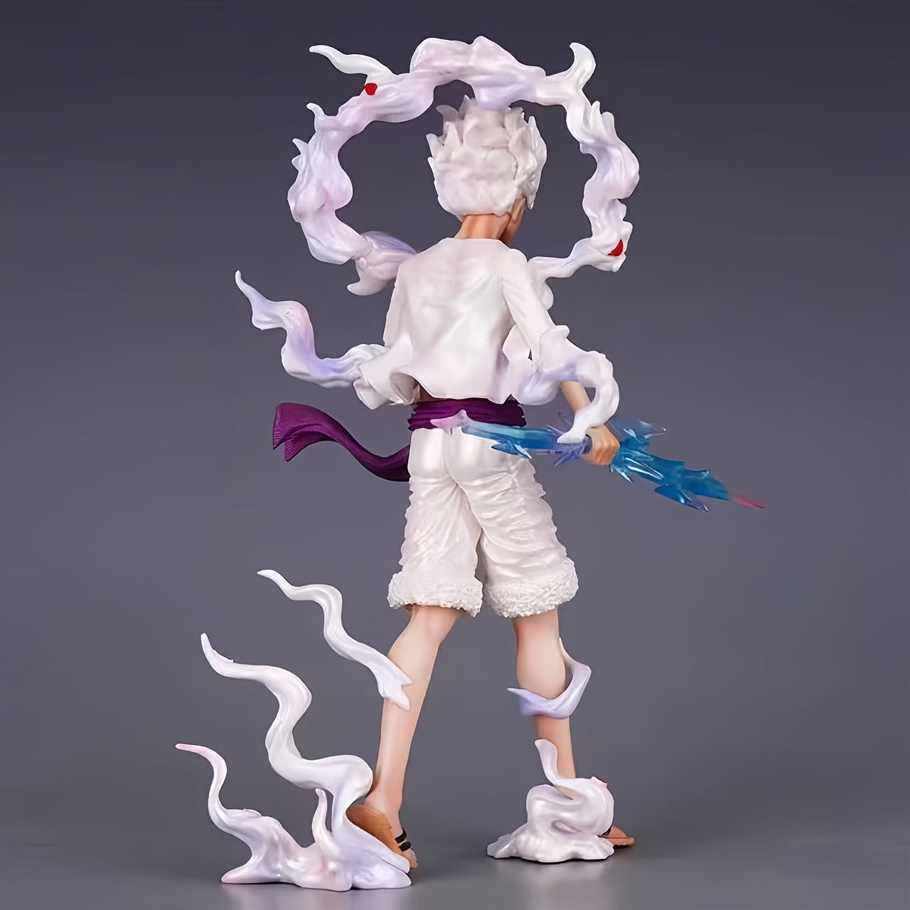 One Piece Sun God Nika Figure – PVC Collectible with Dynamic Pose, Exchangeable Hands, and Awakening Flame Effects
