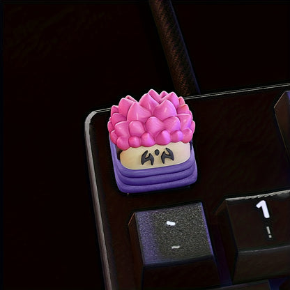 Anime Keycaps Set – Gojo, Itadori & Sukuna, Pastel Pink