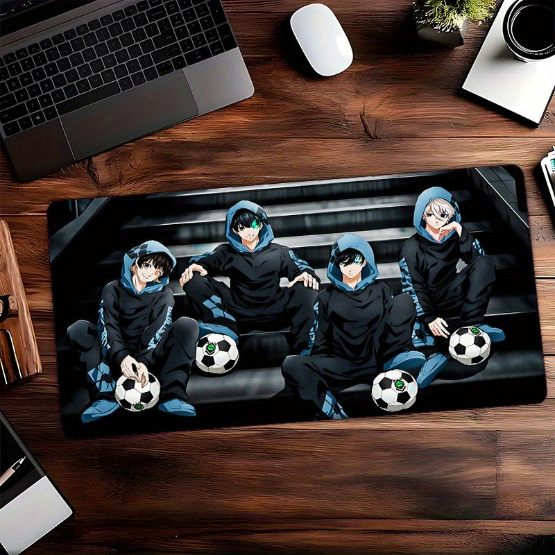 Blue Lock Anime Gaming Mouse Pad – Large Non-Slip Desk Mat with Isagi & Team Design