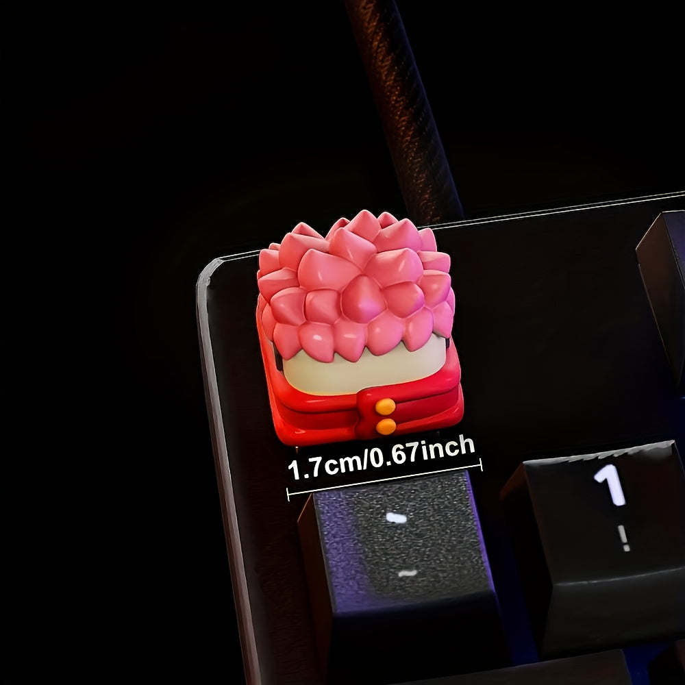 Anime Keycaps Set – Gojo, Itadori & Sukuna, Pastel Pink