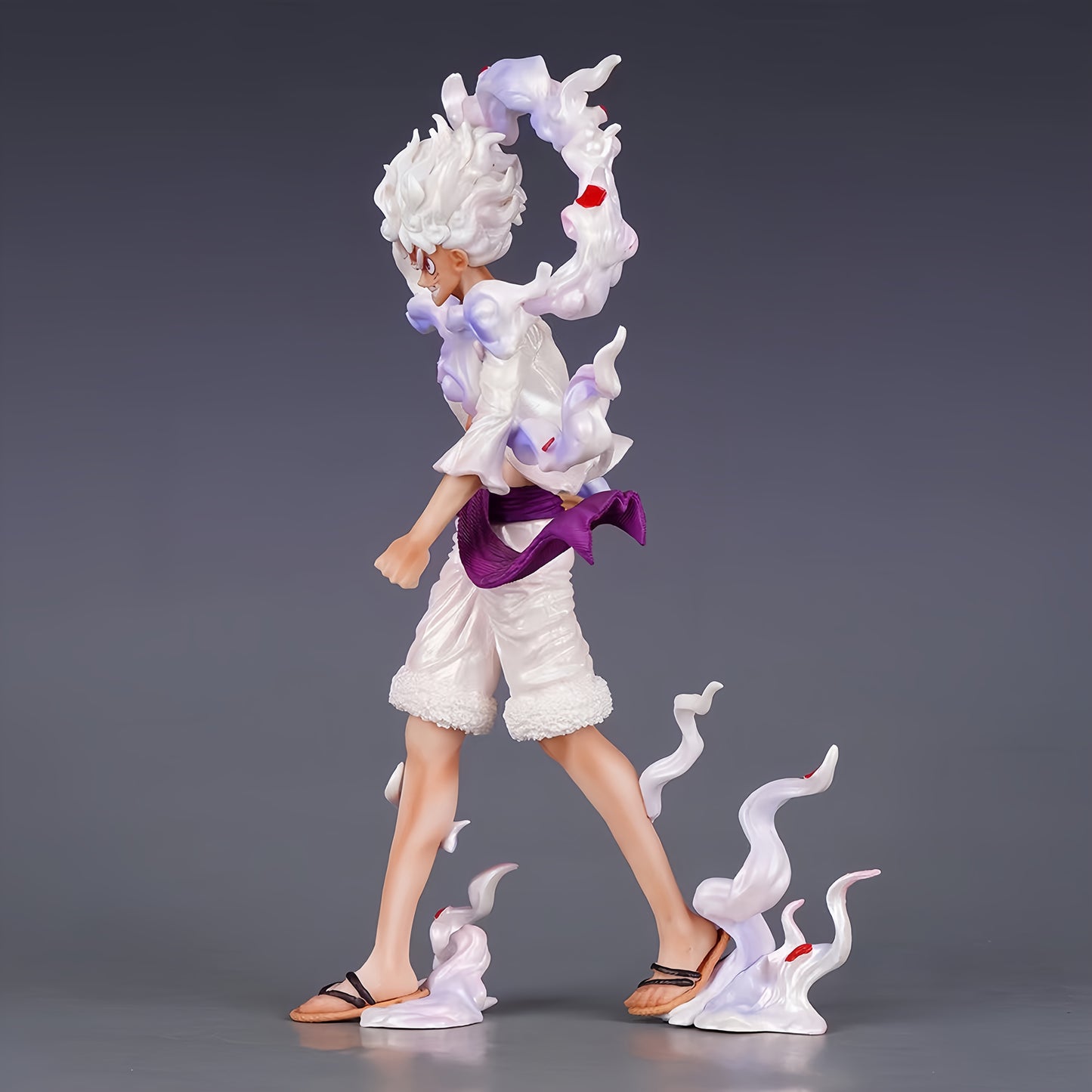 One Piece Sun God Nika Figure – PVC Collectible with Dynamic Pose, Exchangeable Hands, and Awakening Flame Effects