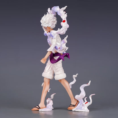 One Piece Sun God Nika Figure – PVC Collectible with Dynamic Pose, Exchangeable Hands, and Awakening Flame Effects