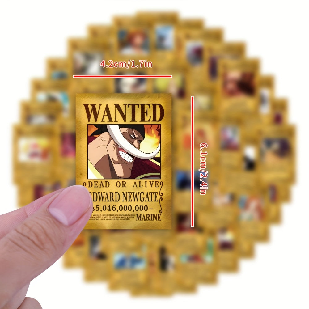 55 PCS One Piece Luffy Stickers – Creative Self-Adhesive PVC Stickers