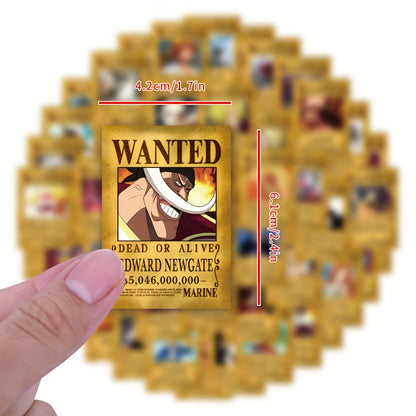 55 PCS One Piece Luffy Stickers – Creative Self-Adhesive PVC Stickers