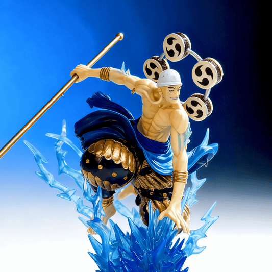 Golden Long Staff Pose Figure – Enel from One Piece