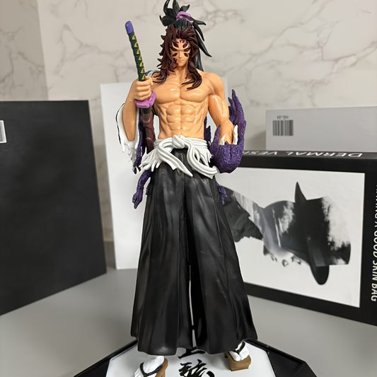 Demon Slayer Kokushibo Action Figure – Detailed PVC Statue with Sword and Dragon Accessories