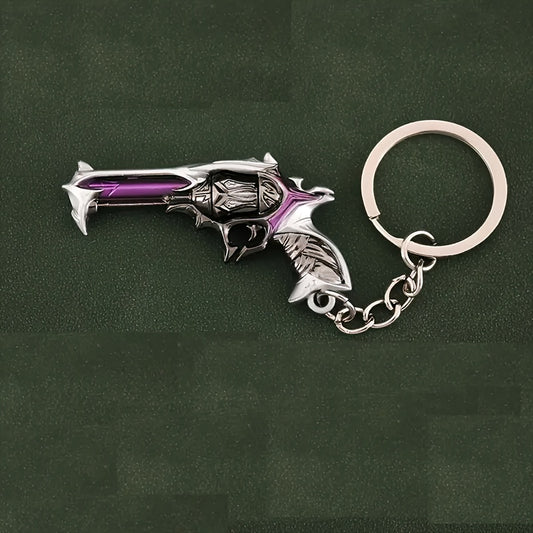 Valorant-Inspired Reaver Sheriff Keychain – All-Metal Zinc Alloy