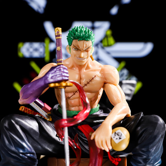 One Piece Roronoa Zoro Figure – Dual-Headed