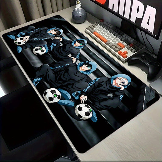Blue Lock Anime Gaming Mouse Pad – Large Non-Slip Desk Mat with Isagi & Team Design