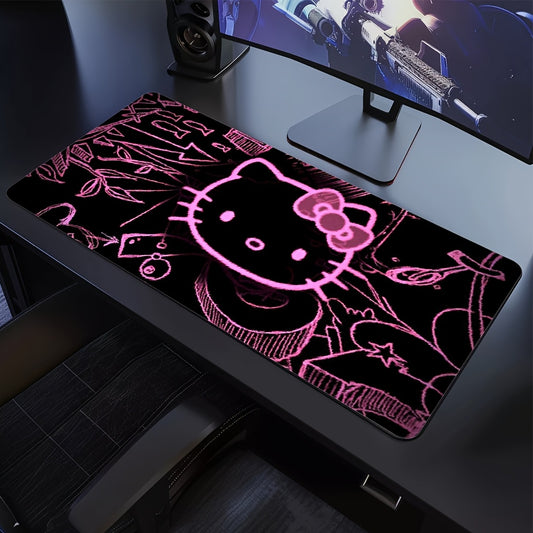 Sanrio Hello Kitty Themed Mouse Pad – Soft Pastel Non-Slip Desk Mat