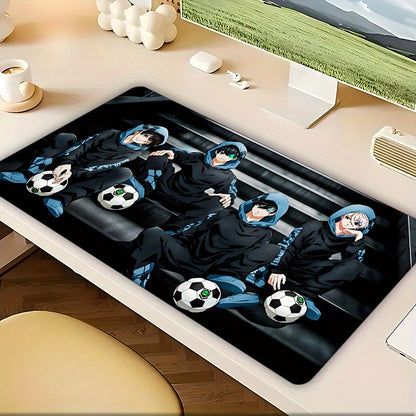 Blue Lock Anime Gaming Mouse Pad – Large Non-Slip Desk Mat with Isagi & Team Design