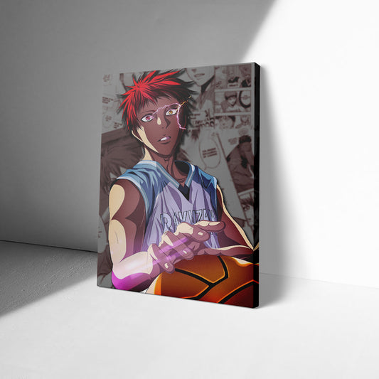 Kuroko’s Basketball Canvas Wall Art – Akashi Seijuro Framed Anime Poster